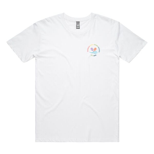 Rainbow Beach Tennis Vibes - White Thumbnail